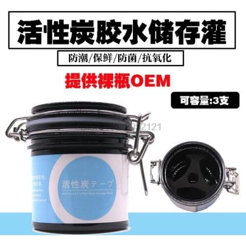 By dhl 200pcs Eyelash Glue Storage Tank Individual Adhesive Stand Eyelash Extension Activated Sealed Jar Container Makeup hot