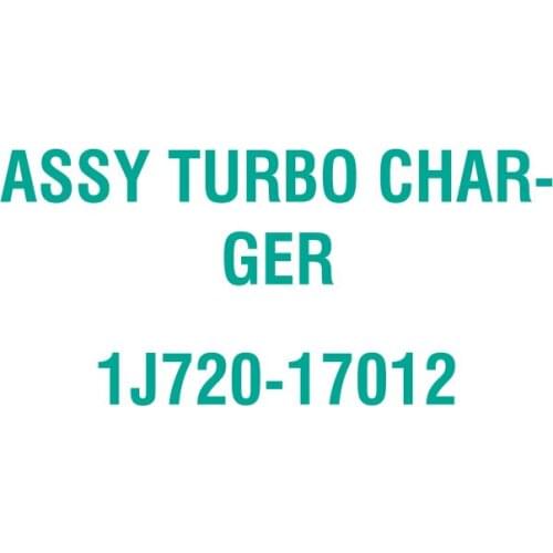 For Kubota 1J720-17012 ASSY TURBO CHARGER