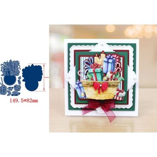 Best Seller Elegant Gift Box Candle Holly Metal Cutting Dies Scrapbooking Paper DIY Cards Crafts Embossing Die Cuts New 2019