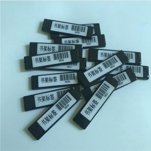 Book shelf label UHF RFID passive tags long reading range 85*22*7mm