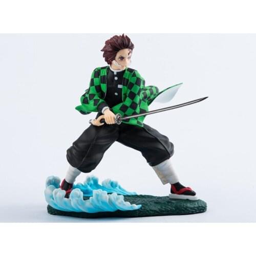 Japan Anime Demon Slayer: Kimetsu no Yaiba Kamado Tanjirou PVC Figure Figurine Toy Model Statue 19.5cm New With Box