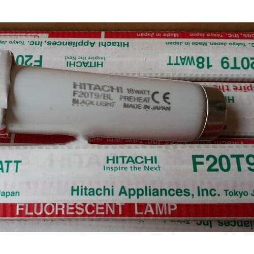 For 2PSC HITACHI F10T8/BL 10WATT Black Light fluorescent lamp,UVA 10W F10T8BL Preheat bulb tube