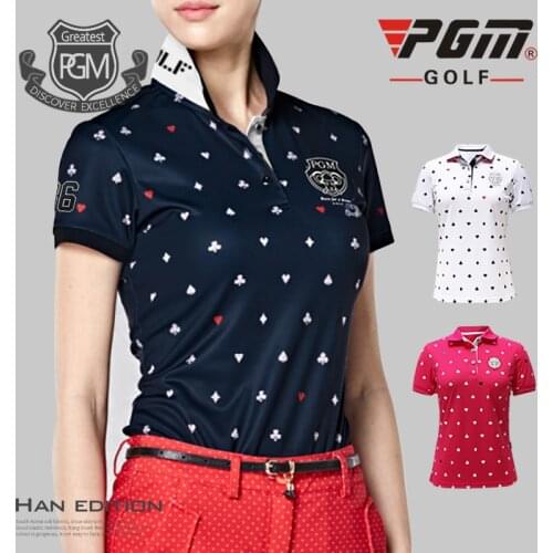 2020 New Arrival Slim Golf T Shirts WomenS Short-Sleeve Polo Shirt High Quality Lady Breathable Sports Training Clothes AA60447