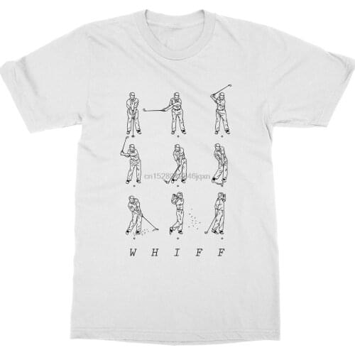 Male Best Selling T Shirt Whiff T-Shirt Golfer Club Swing Course Caddy Ball Hole In One Major Par Putt Drive Summer Tee Shirt