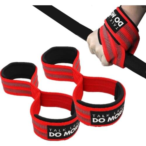 Figure 8 Weight Lifting Straps for Home Gym Powerlifting Fitness Pull-up Deadlift Horizontal Bar Gripping Strength Wrist Support