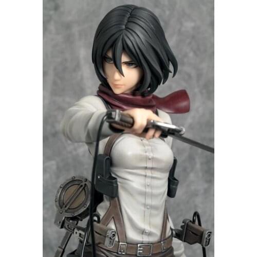 Unpainted Mikasa Ackerman GK Resin Figure 1/7 Scale Model Kit Self-Assembled Colorless Figures Resin Kit No.34