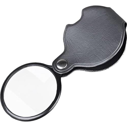 Portable Handheld 5X Lightweight Mini Pocket Magnifier Monocle Foldable Magnifying Glass for Reading Maps Menus Documents#38