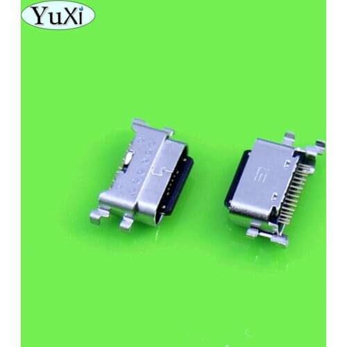 YuXi Micro USB JACK 3.1 Type-C 16pin for Xiaomi mix 5X Mi A1 female connector For Mobile Phone Charging port Charging Socket