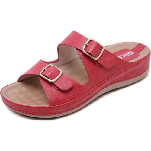 Women Sandals Gladiator Platform Womens Shoes Flat Beach Shoes Ladies Wedge Roman Woman Sandals Walking Platform Sandalias Mujer