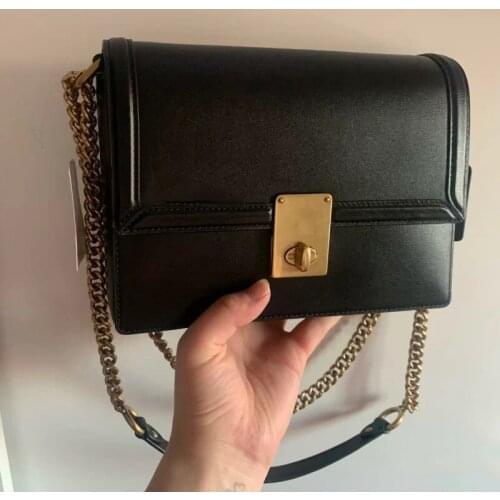 Mixed Panelled Women Colors Flap Chain Shoulder Bags Fashion Office Ladies Split Leather Satchels Pack Crossbody Messenger Bags