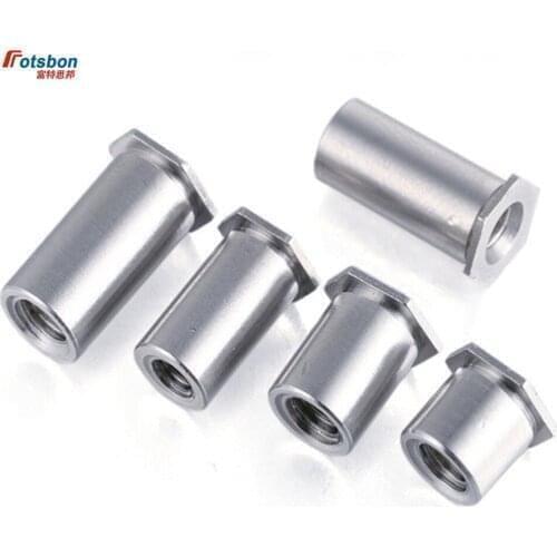 SOA-M4-14 Thru-hole Threaded Standoffs Self Clinching Crossing Crimped Standoff Server Cabinet Rivet Sheet Metal PEM Standard PC