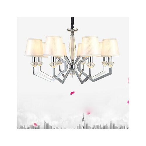 LED Pendant Light , Electroplated Feature for Crystal Designers Metal Bedroom Dining Room Study Room 110-220V Pendant light