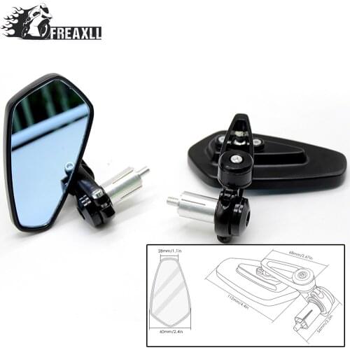 Universal Motorcycle acessories Mirrors Side Rearview Mirror 7/8"" 22mm handle bar For Honda VFR 800 Glodwing GL 1800 F 800 R