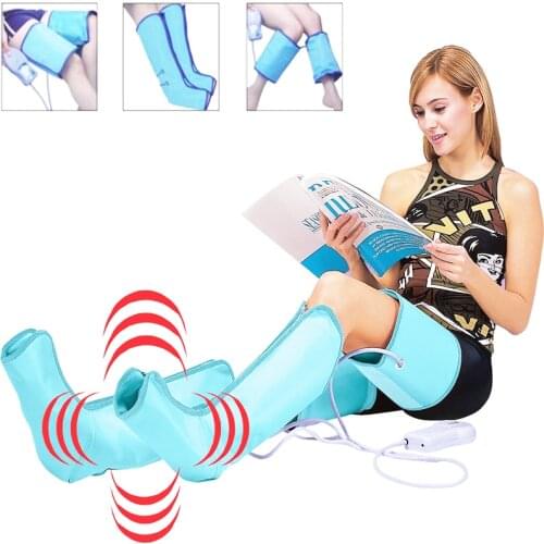 Health Beauty Care Compression Leg slimming massager belt thigh legs foot fat burning boots electronic pulse air massage wraps