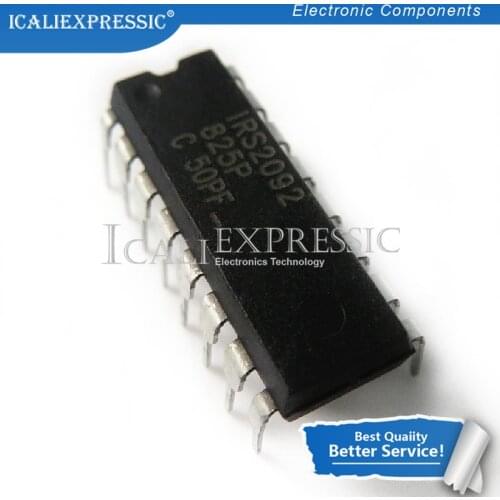 1PCS IRS2092PBF IRS2092 IR2092 DIP-16 In Stock