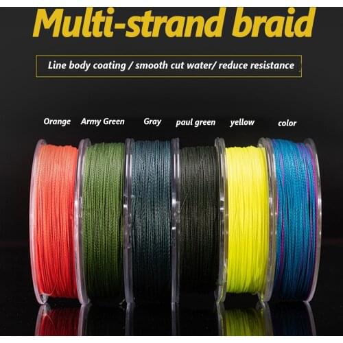 100M PE Fishing Mainline Tippet Super Strong Monofilament Braided Fishing Line High Quality Bass Carp Fish Accessories X492G