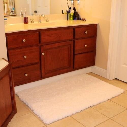 50*80cm carpet floor bath mat Suede Super comfortable non-slip bath mats Free Shipping 50