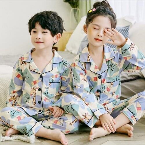 Brand Children Homewear set Spring Kids Nightwear kids baby girl boys casual clothing costume children sleepwear pajamas sets