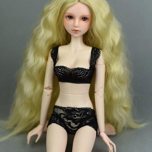 1/4 Scale Black Lace Brace Underwear Bra Kit fit for BJD XinYi Girl Dolls Accessories