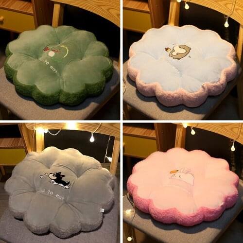 Round Cushion Long-Sitting Cushion Office Thickened Seat Cushion Winter