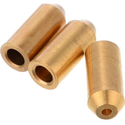 3pcs New Brass Gas Refill Adapter For S.T Dupont Memorial Lighter Durable Gas Adapter Gold Color DIY Repair Kit