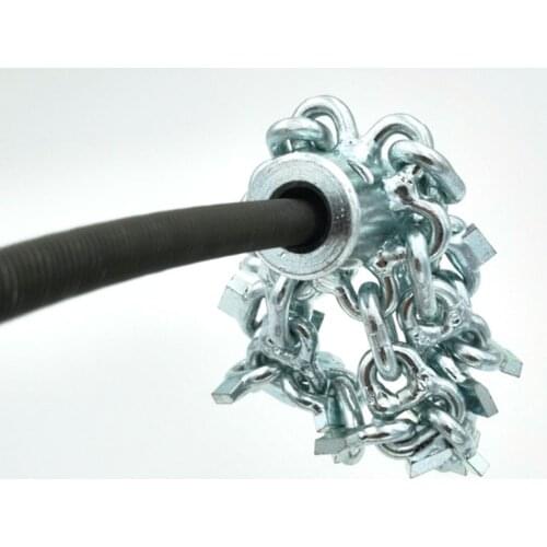 LEADFEN with carbide-tip round drain unclog unblocker DN75mm pipe chainsaw 12mm flexible shaft cable Mini grinder