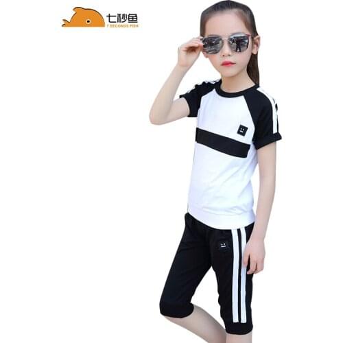 Baby Girl Summer Clothes Girls Clothing Set Teenage Girls' 2 Pieces Sport Toddler Summer Sets