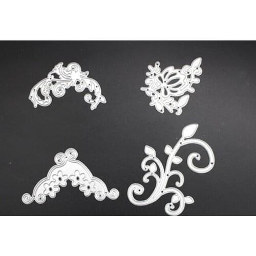 YINISE Metal Cutting Dies For Scrapbooking Stencils LACES DIY PAPER Album Cards Decoration Embossing Folder Die Cutter Template