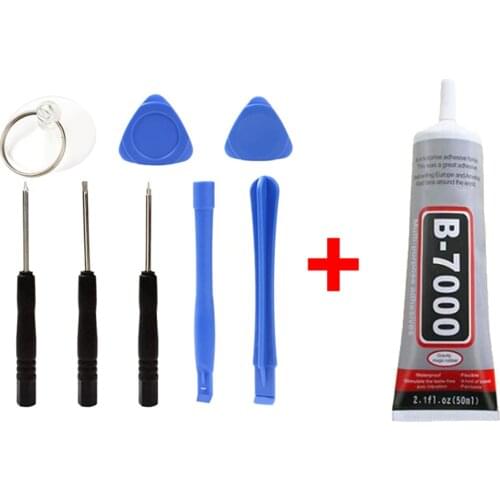 B7000 Adhesive And 8 Piece Repair Kit Hand Tool Kit Opening Pry Bar Repair Tools For iPhone For Samsung For huawei