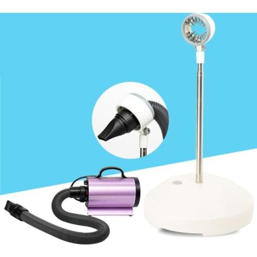 Floor Stable Round Chassis Pet Hair Dryer Bracket Telescopic Vertical Fixation