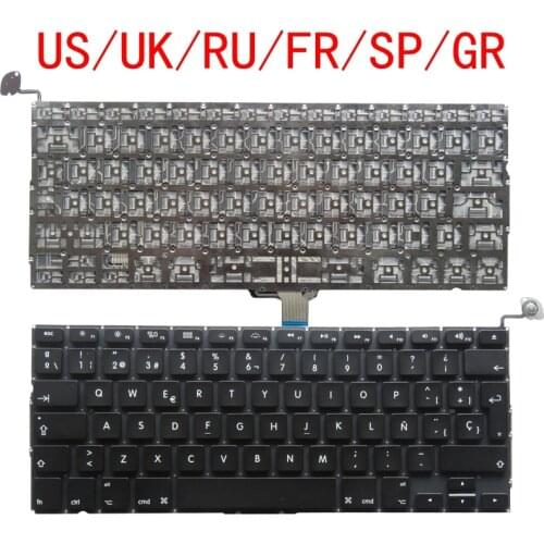 New Spanish Keyboard For MacBook Pro 13" A1278 SP keyboards 2008 2009 2010 2011 2012