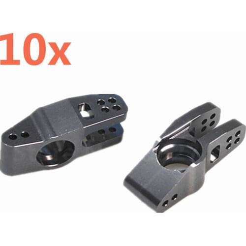 10Pcs Hobao RC Car Aluminum Alloy OP Upgrad Spare Parts Rear Hub Carrier( L/R ) CNC For 1/8 Scale Model RC VS Remote Control Car