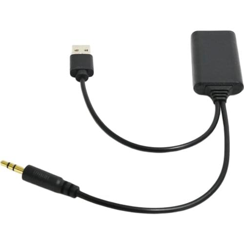 Mini 2in1 Car USB RCA Bluetooth Adapter Stereo Wireless AUX Audio Wire Made of