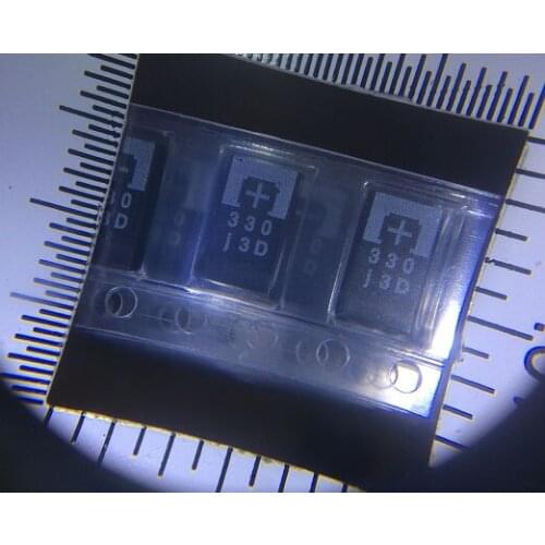 Free shipping 50PCS/lote 6TPE330MAP 6.3V 330UF type: D low ESR 25 mOhms capacitor
