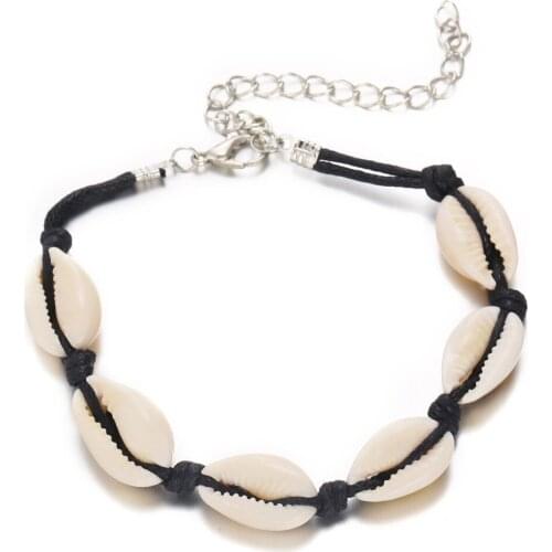 Bohemia acrylic shell bracelet rope chain for women good quality fj342
