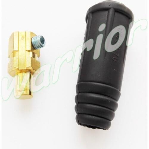 2pcs Welding Cable Quick Fitting Connector DKJ50-70 300Amp-400Amp