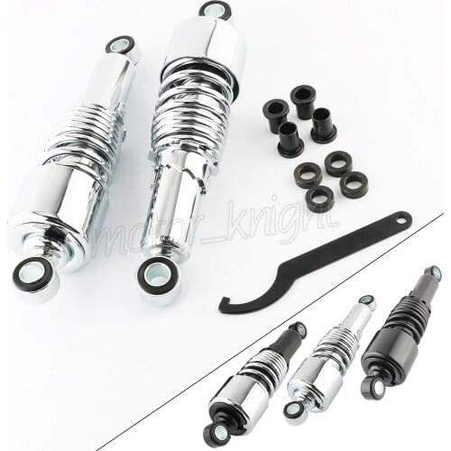 For HARLEY HD FXDB DYNA STREET BOB /FXDF DYNA FAT BOB/FXD DYNA SUPER GLIDE / FXDL DYNA LOW RIDER 267MM Chorme REAR SHOCK ABSORBE