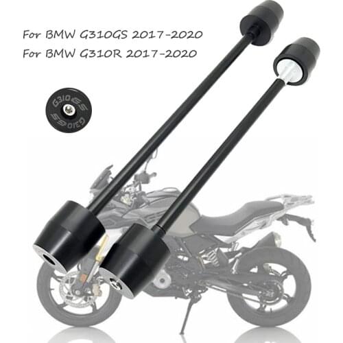 For BMW G310GS G310R Front Rear Axle Fork Wheel Protector Crash Slider G 310 GS G 310R 310GS 2017 2018 2019 2020 Motorcycle