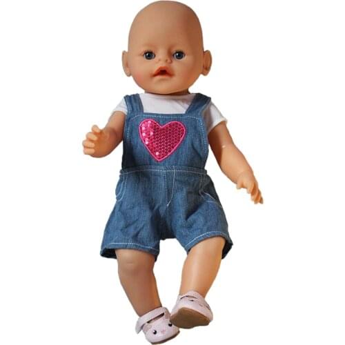 Doll Clothes Born Baby Fit 18 inch 43cm Unicorn Kitten and Pony Doll Clothes Suit For Baby Birthday Festival Gift