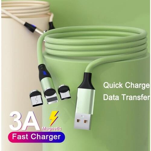 Magnetic Charge Cable Fast Charging USB Type C Cable Magnet Micro USB Data Charging Cord Mobile Phone USB Wire For iPhone Xiaomi