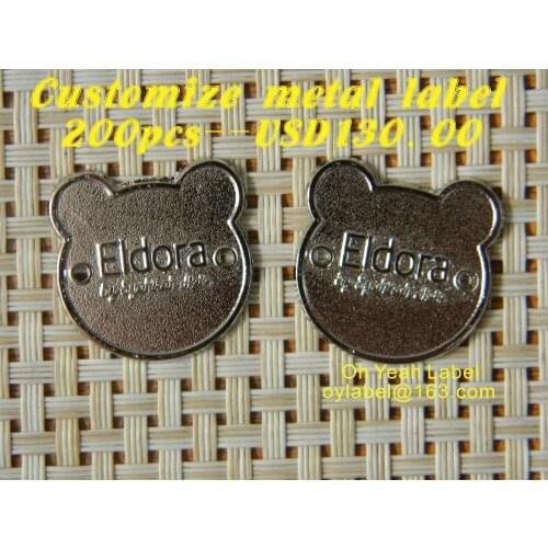 Customize metal labels/clothes labels/ main label / garment label