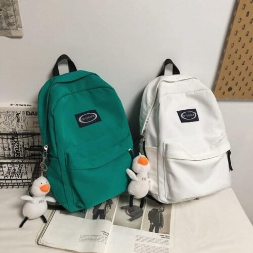 Fashion Womens Backpack Nylon Waterproof School Bags for Girls Anti-theft Travel School Backpack for Women