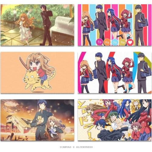 Home Decor Modular Toradora Poster Pictures Wall Art Canvas Japan Cartoon Figure Printed Painting Living Room Modern Unframed