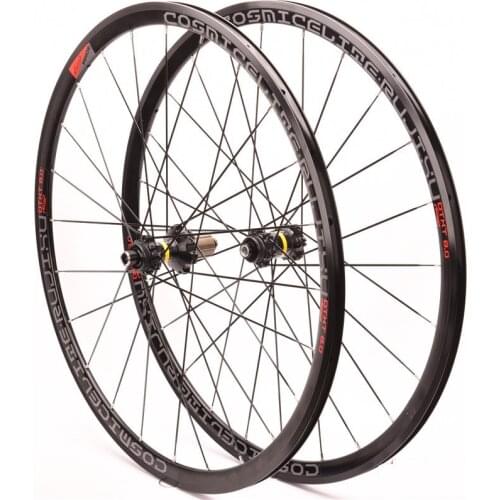 Road bike wheel set 700C Cosmic Elite center lock Six holes road disc brakes 30MM 4 Sealed Bearing Aluminium Bicycle Wheelset