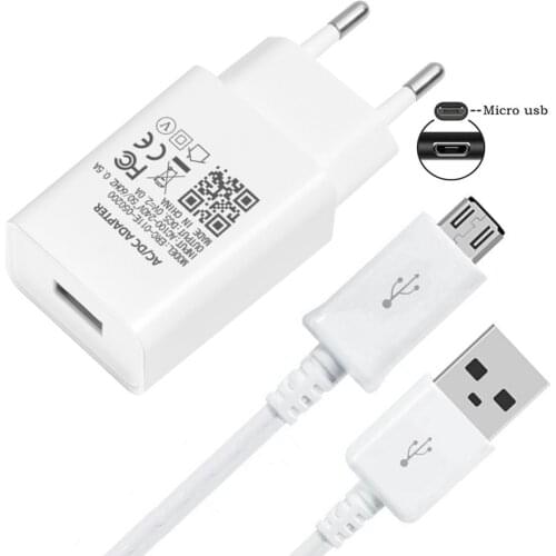 Wall Phone Charger Adapter For Xiaomi A1 A2 lite Redmi Note 4X 4 5A 5 6 7 Pro OPPO A5 A7 A9 F5 F7 Micro USB Phone Charger Cable