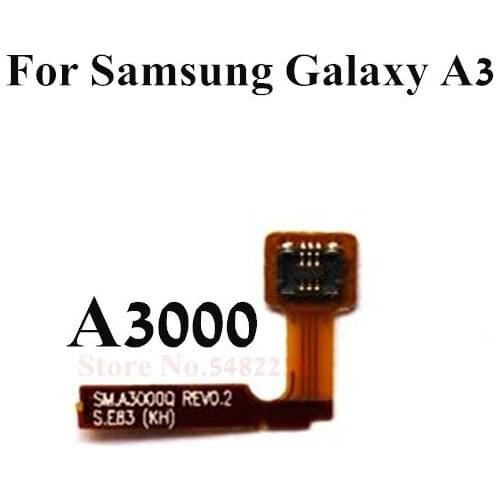 Original Power ON/OFF Flex cable For Samsung Galaxy A3 A3000 Power Side Button Key Replacement parts