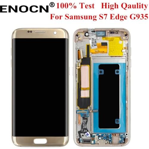 ENOCN ORIGINAL 5.5" LCD Screen for SAMSUNG Galaxy S7 edge Display G935 G935F Touch Screen Digitizer Assembly Replacement Parts