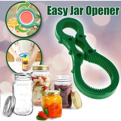 Easy Jar Opener Container Bottle Jar Lid Can Opener Hand Easy Twist Kitchen Tool Silicon Jar Opener Screw Cap Jar Bottle Wrench