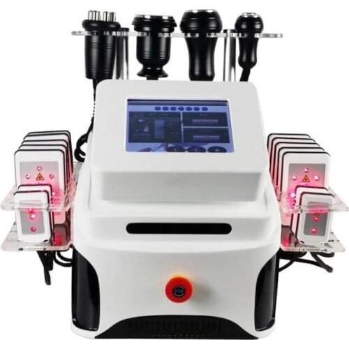 Portable Ultrasonic Cavitation RF Vacuum Suction Laser System Body Fat Loss Machine