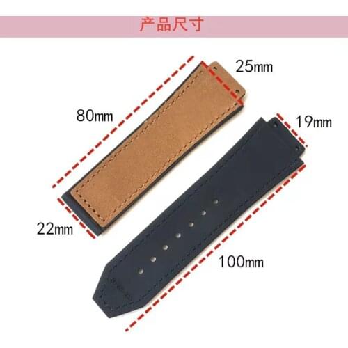 Top grade Black 29*19mm nature Silicone rubber watchband watch band for strap for king power series with log